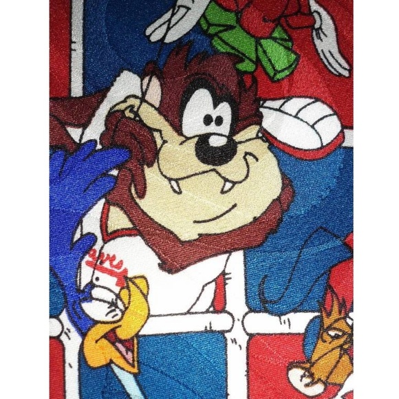 LOONEY TUNES Necktie ATLANTA BRAVES Baseball Tie - Picture 5 of 8